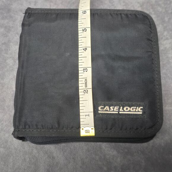 Case Logic Black CD Carrying Case Holds 24 DVD CD Music Movies - Picture 7 of 8